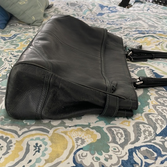 Coach Black Leather Briefcase - Picture 4 of 7